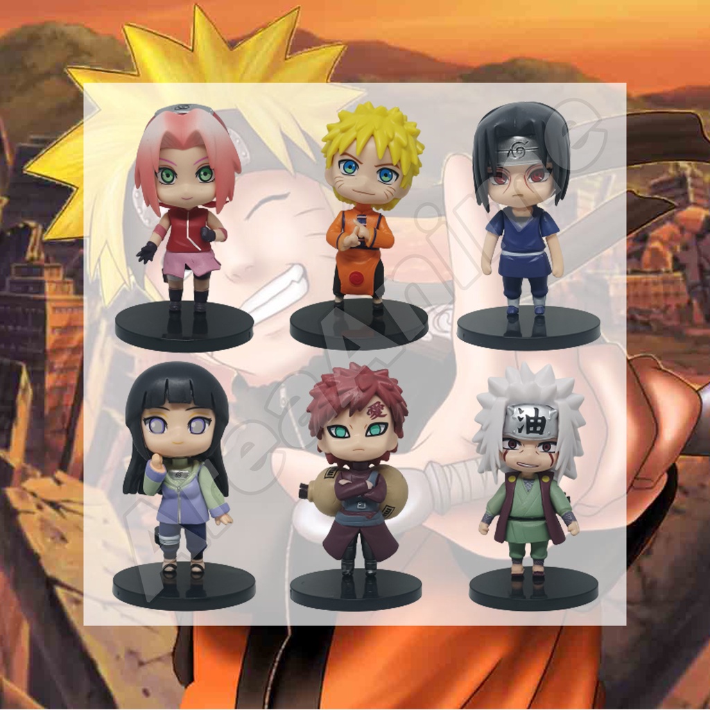Action Figure Naruto "Sakura, Naruto, Itachi, Hinata, Gaara, Jiraya" - areaanime.id