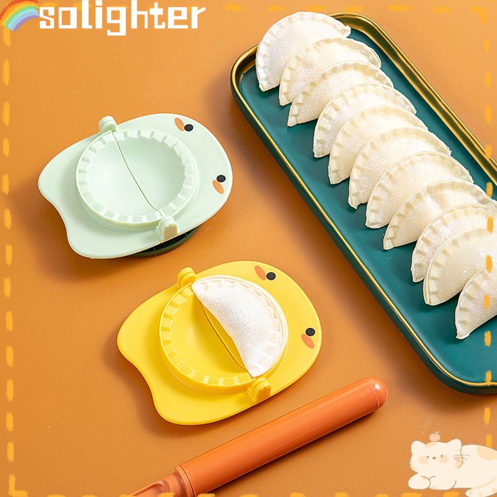 Solighter Dumpling Maker Set Aksesoris Dapur Alat Kue Kering Cetakan Pie Ravioli Dumpling