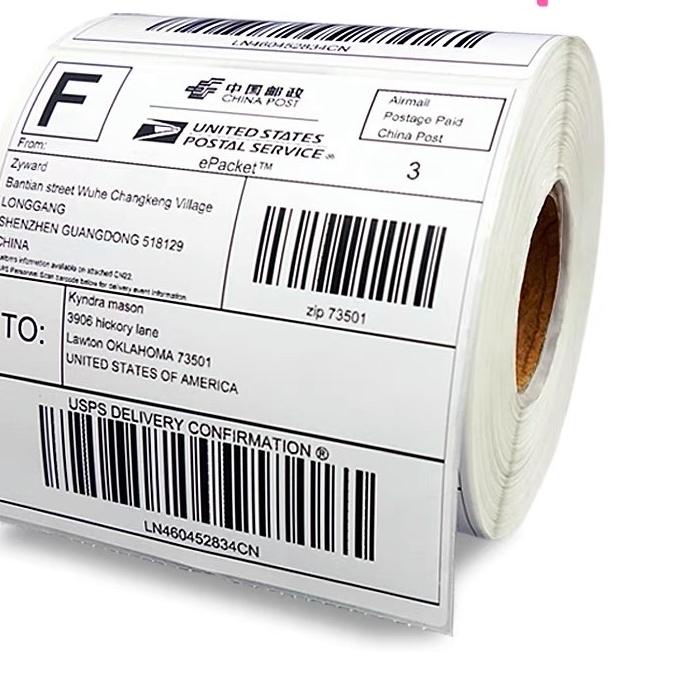 

Terbaik label thermal label stiker barcode label pengiriman 100x150 / 250 pcs !