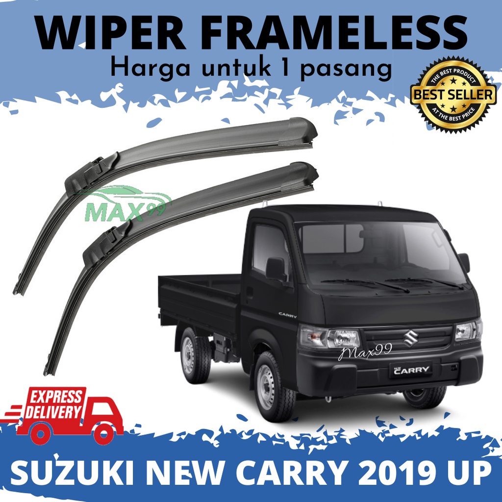 Wiper New Carry 2019 UP Frameless - Wiper Mobil New Carry Pisang - Max99