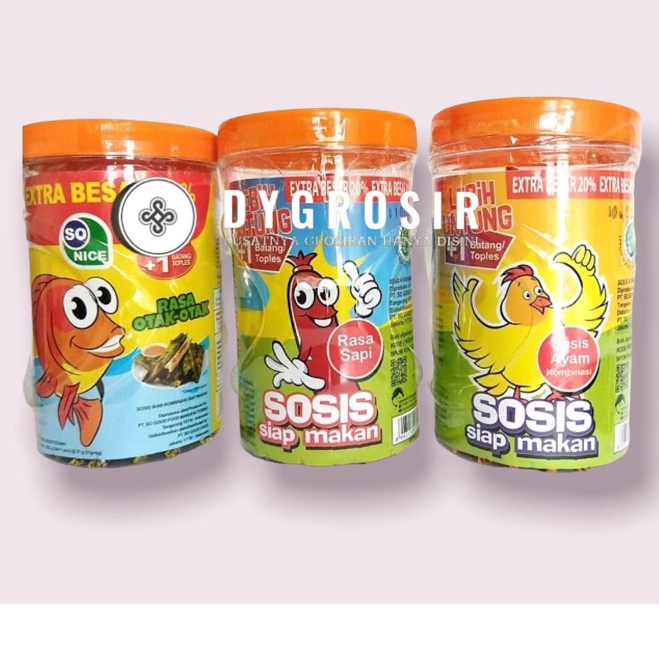 

✓ SOSIS SO NICE SIAP MAKAN RASA AYAM / SOSIS SO NICE SIAP MAKAN RASA SAPI / SOSIS IKAN SO NICE SIAP MAKAN RASA OTAK-OTAK KEMASAN TOPLES MURAH
