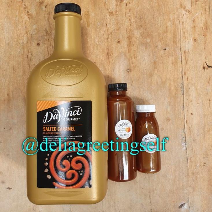 

>XG34448< Da vinci goumet salted caramel sauce davinci repack 250ml 100ml