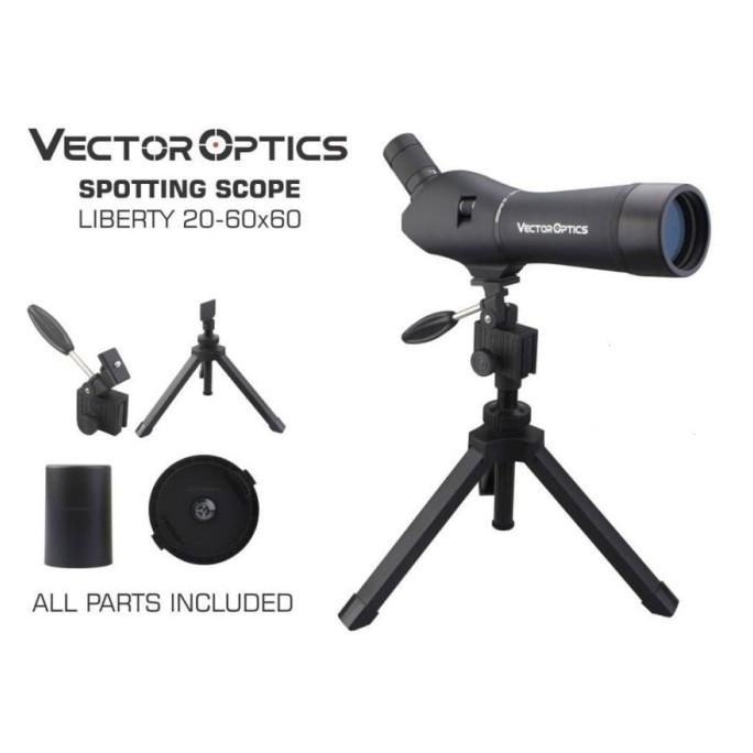 VECTOR OPTICS MONOCULAR SPOTTING SCOPE 20-60X60 W/ TRIPOD TABLE