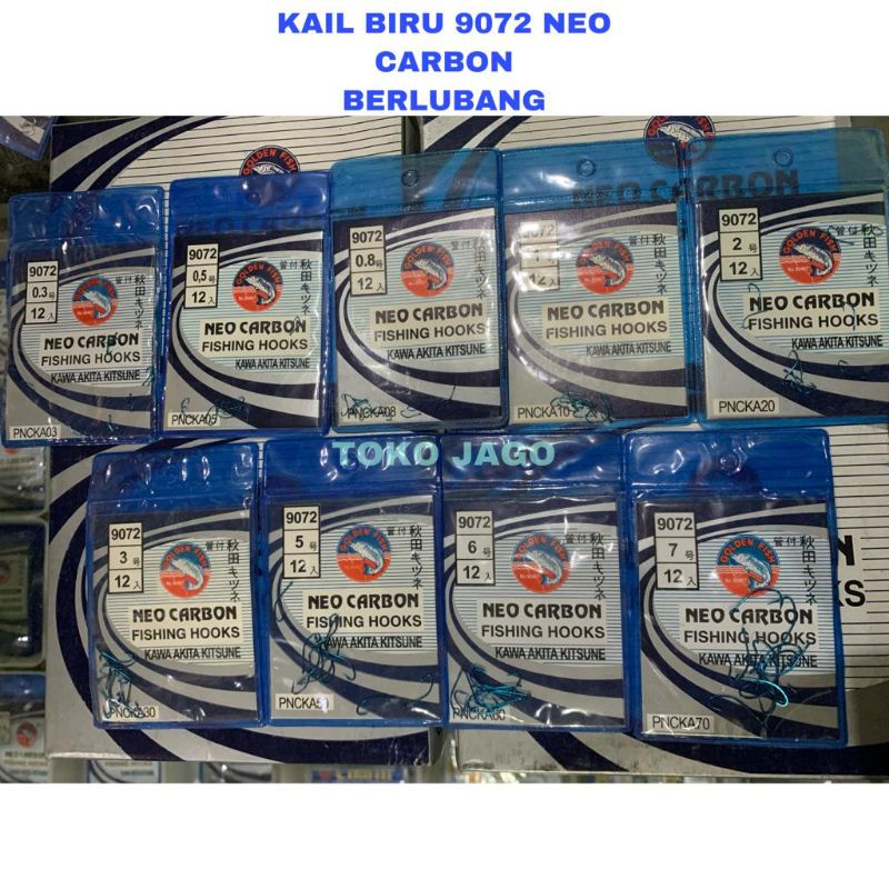 KAIL PANCING NEO CARBON 9072 BIRU BERLUBANG