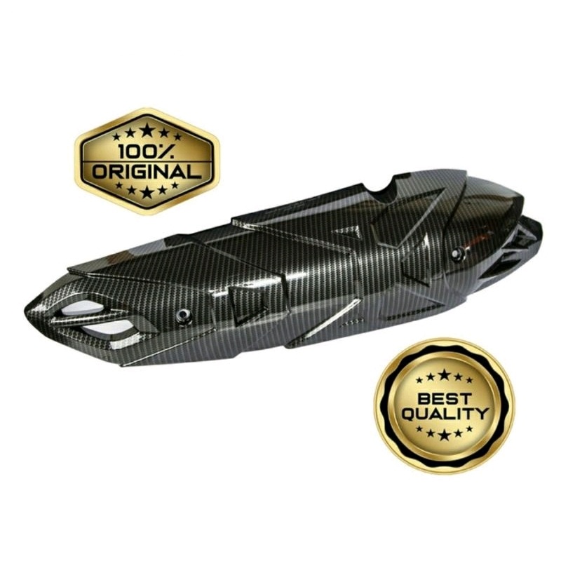 Cover Knalpot Nmax New 2020-2021-2022 Tutup Knalpot Nmax New 2020-2022 Karbon Akai Racing