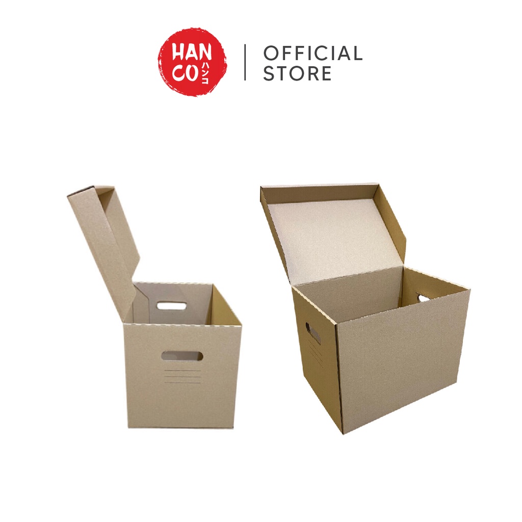 

MUST HAVE IKEA HANCO PAPPIS Kotak dengan penutup 25x34x26 cm
