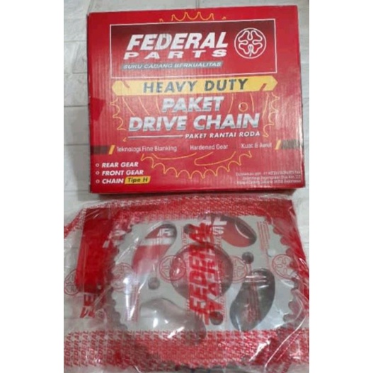 gear set honda megapro new / verza federal