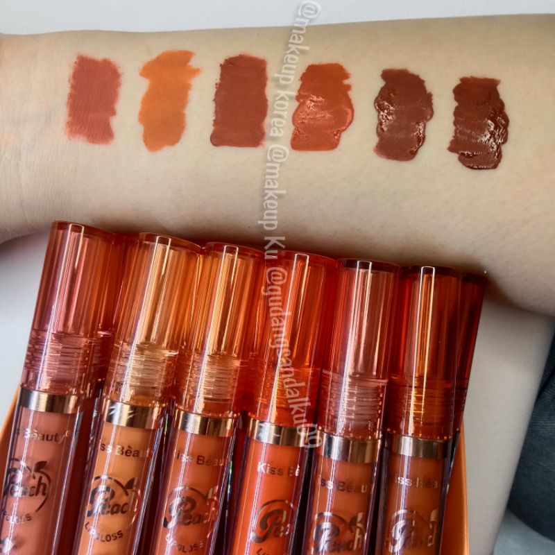 LIPSTIK 𝗩𝗘𝗟𝗩𝗘𝗧 𝗠𝗔𝗧𝗧𝗘 // 𝗠𝗔𝗧𝗧𝗘 𝗟𝗜𝗣𝗚𝗟𝗢𝗦𝗦 - LIPMATTE VELVET PEACH COLOUR