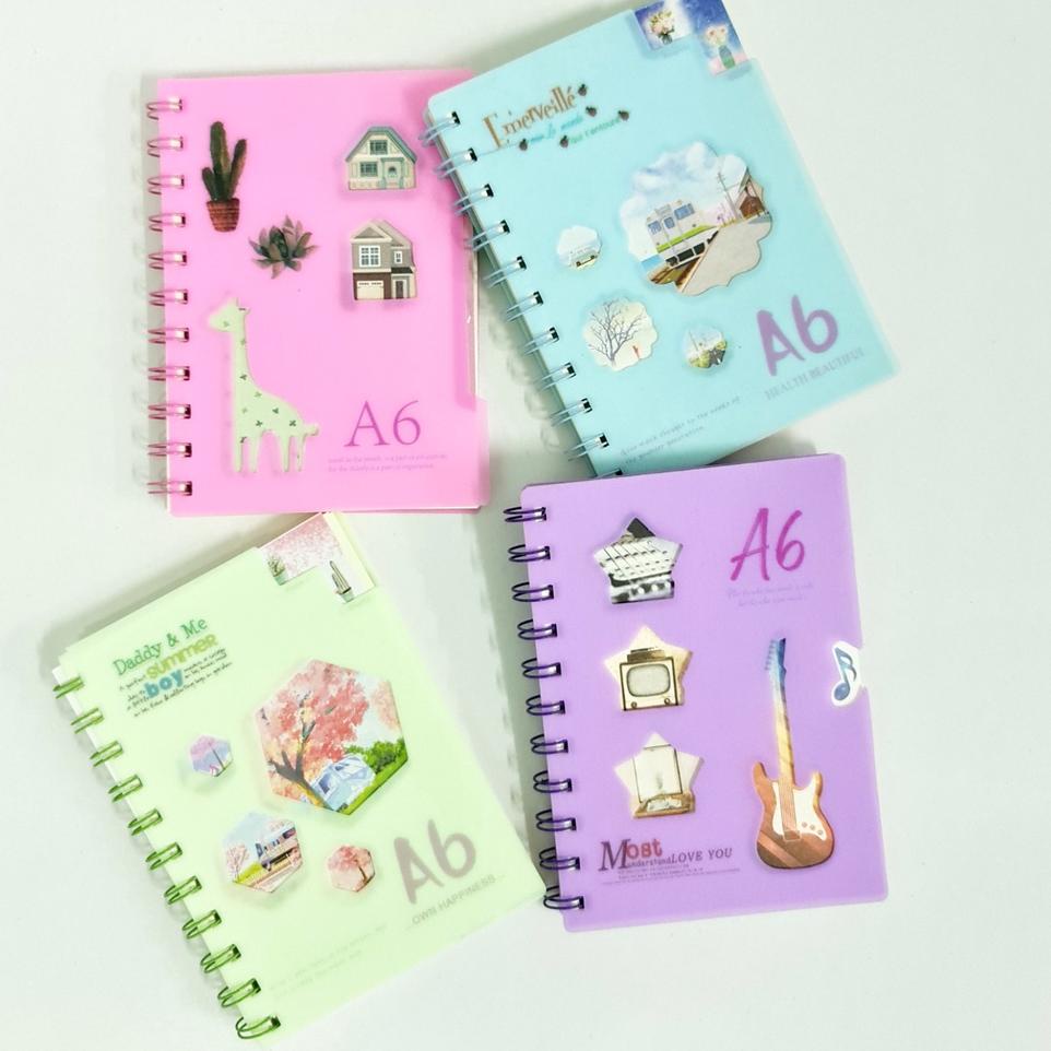 

Id7o2Nc SOS Buku Tulis Spiral A6-80 Biasa Cover Plastik Warna Motif/Buku Spiral/Catatan/Note Book/Notebook