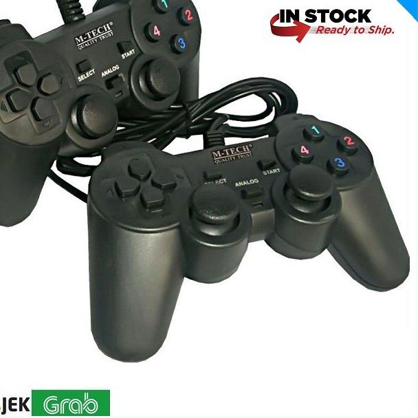 ❆ Gamepad Double Getar Black - Stick PC Laptop - Joystick PC Laptop Usb ☀