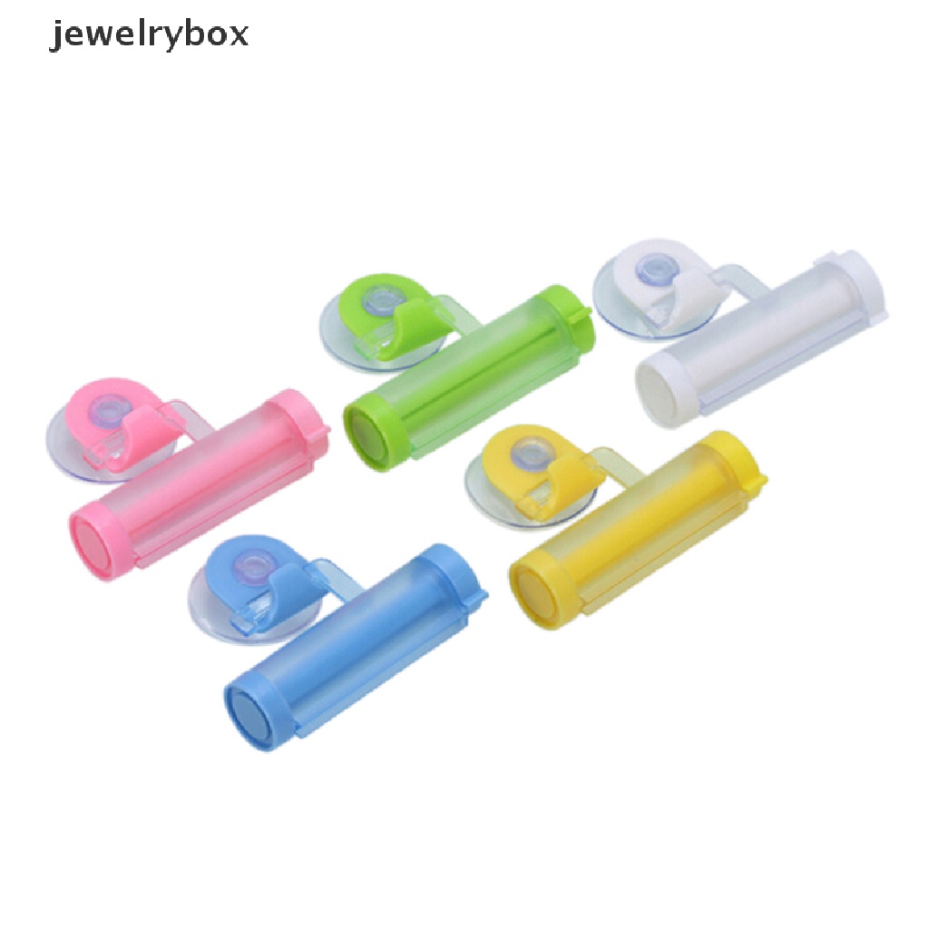 [jewelrybox] Colorful Plastik Rolling Tube Squeezer Pasta Gigi Easy Dispenser Kamar Mandi Holder Butik