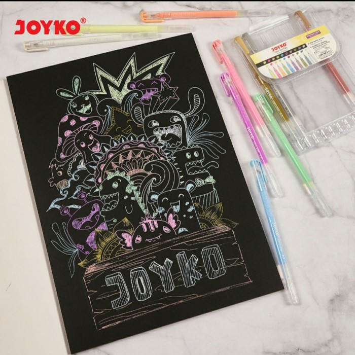 

DISKON SHOPEE/ JOYKO 3001 BLACK SKETCH PAD A4 BUKU GAMBAR SKETSA KERTAS HITAM