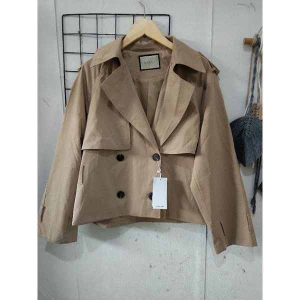 Coat blazer crop super keren by Gucci
