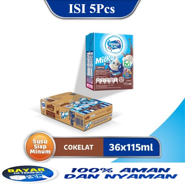 

SUSU UHT FRISIAN FLAG BENDERA MILKY RASA COKLAT 115ML (isi 5pcs)