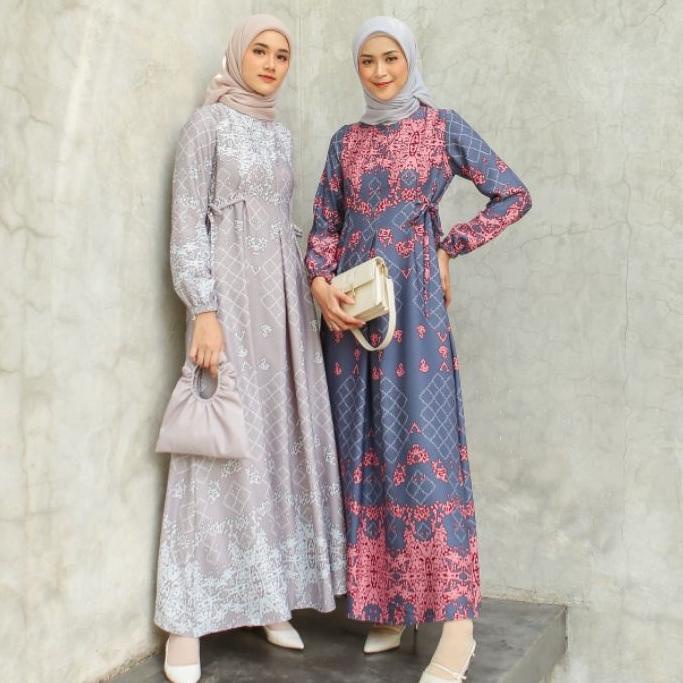 TERMURAH Le Khari Dress Viona Gamis Maxmara Busui Size S - XL
