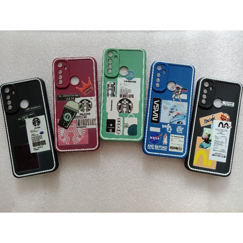 Softcase Karakter NASA STARBUCKS Realme 5/5i/C3