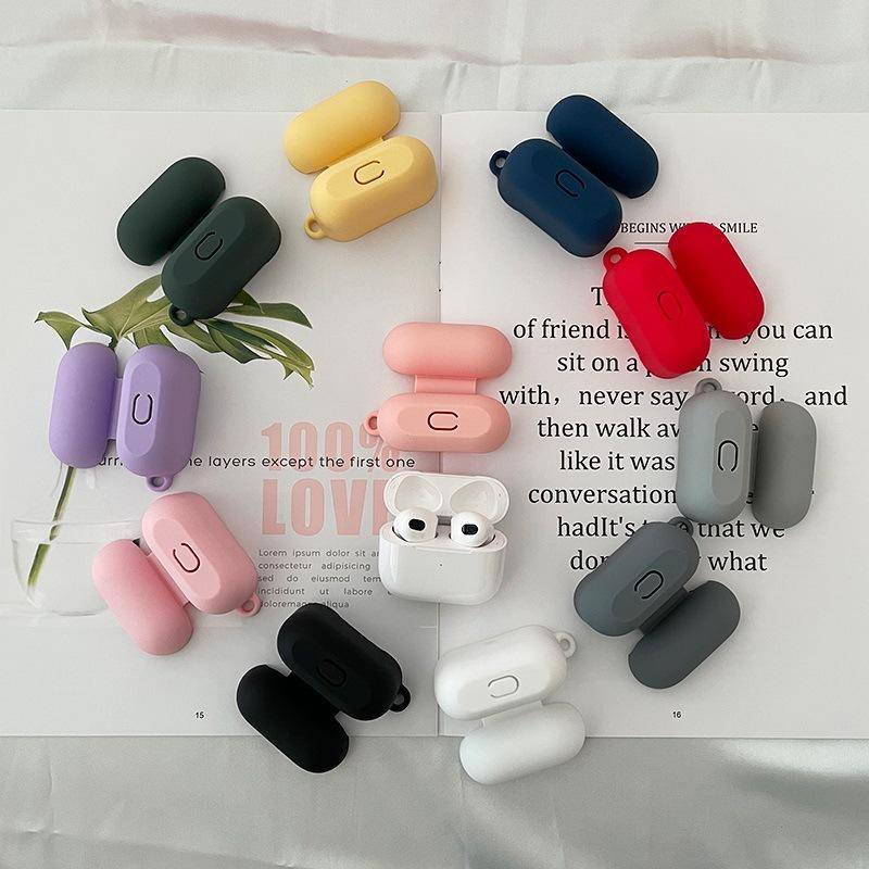 Baru Silikon Cover Case Untuk Apple Airpods3 2 1 Stiker Kulit Bluetooth Earphone Cases Air Pods Pro2 Aksesoris Pelindung