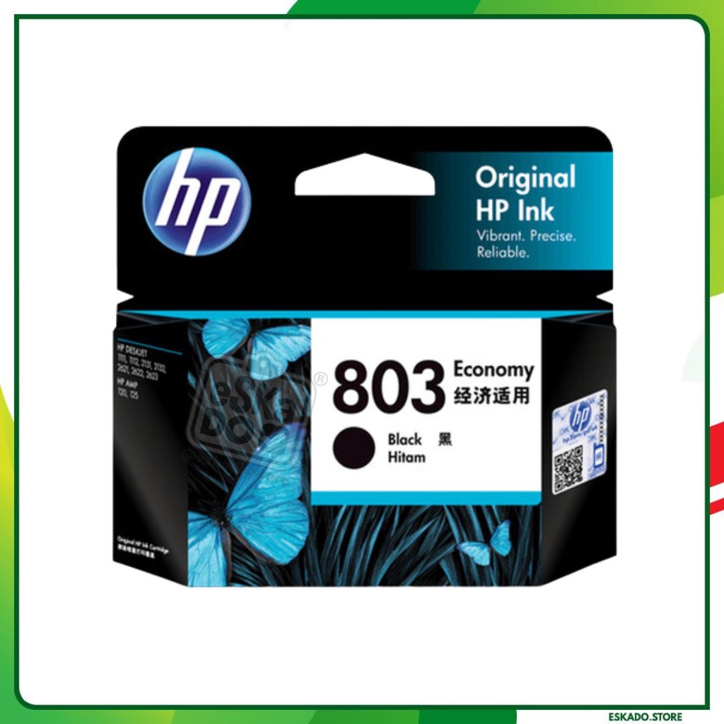 Catridge/Tinta HP 803 Economy Black Original HP Ink