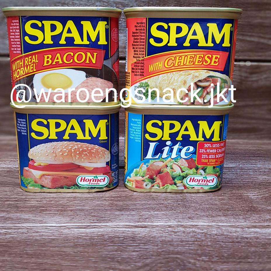 

♞ HORMEL SPAM USA 5 VARIANTS | LUNCHEON MEAT NON HALAL | SNACK IMPORT ➩