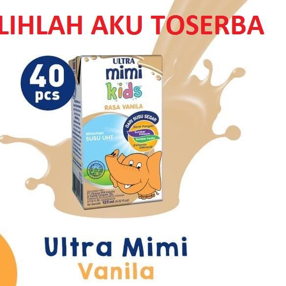 

➸ Susu Ultra Mimi Kids VANILA 125 ml - (1 DUS ISI 40) ♥
