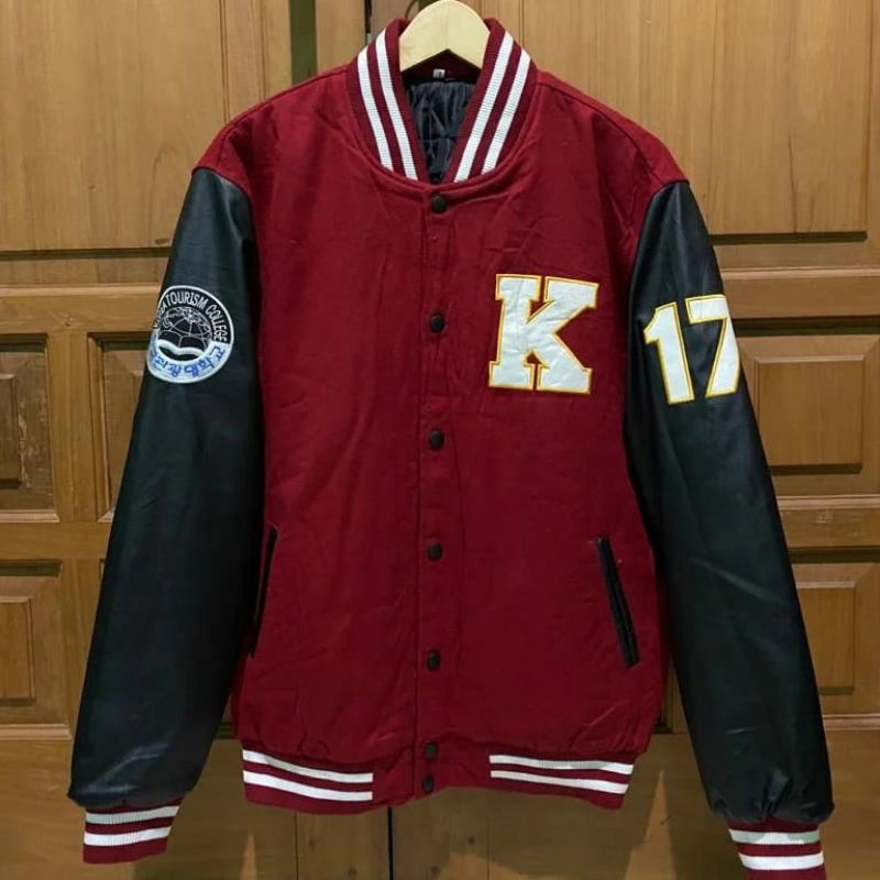 Varsity Korea tourism C univ leather