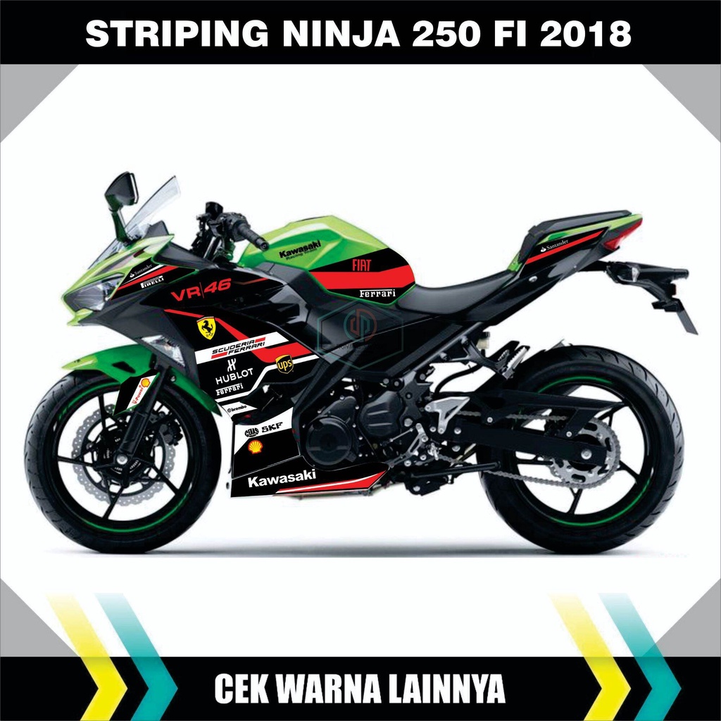 STRIPING VARIASI KAWASAKI NINJA 250 FI 2018/NINJA FI 250 2018