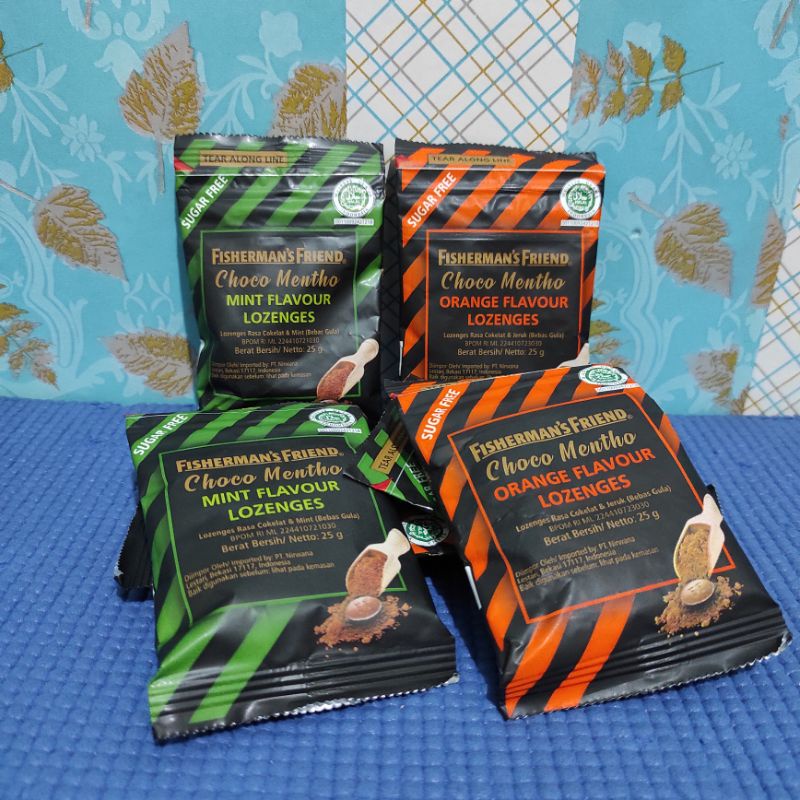 

FISHERMAN'S FRIEND Choco Mentho Lozenges 25gr original