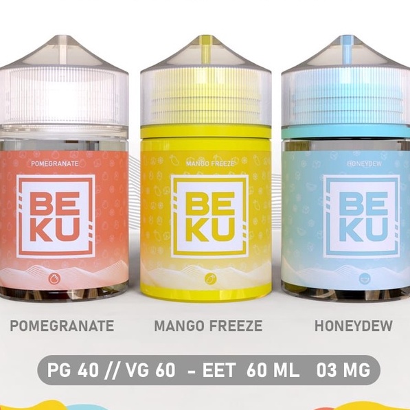 BEKU By PODA Eliquid FVS x Rays 60ml Authentic