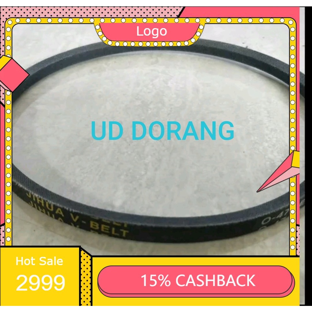 V BELT MESIN CUCI POLYTRON ORIGINAL 0-474 E