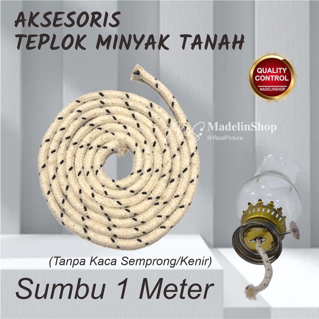 Sumbu 1 Meter Lampu Ublik Teplok Minyak Tanah Rukun HK Haka Jadul