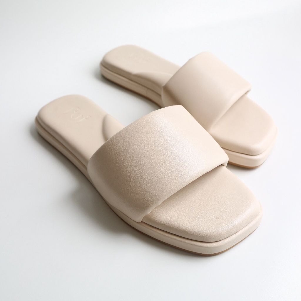 Sandal Slip On Wanita Flat Selop Sandal Platform Marshmellow I by FOI