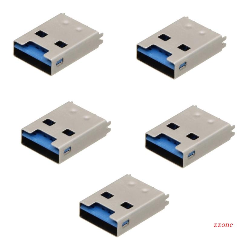 Zzz USB-A TF 2in1 Dudukan Kartu USB SD TF Card Slot Adapter 5PCS