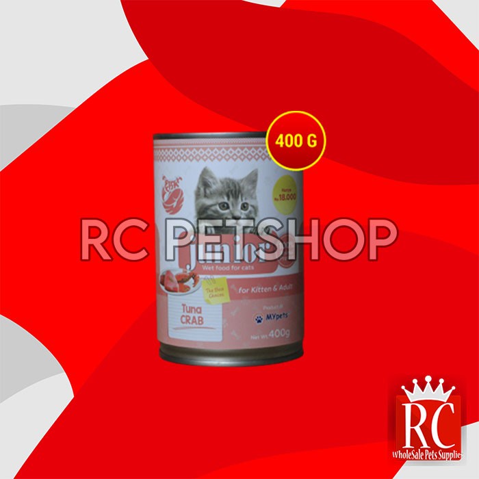 Makanan Kucing Basah Junior Wet Food Kaleng 400 Gram Non Whiskas