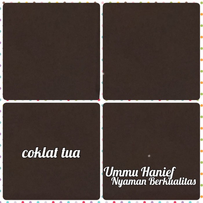 NGADS59- French Khimar bahan Jetblack Leuwitex dan Wolfis Grade A - coklat tua, XL