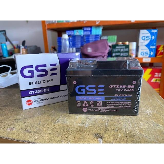 Aki Motor Yamaha Jupiter Z,Z1,MX 135 ( GTZ5S) GS E Aki Kering MF