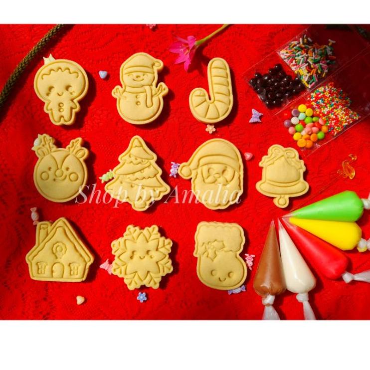 

➼ DIY Decorating Cookies Kit Christmas Edition/Natal (Big Size) Ω