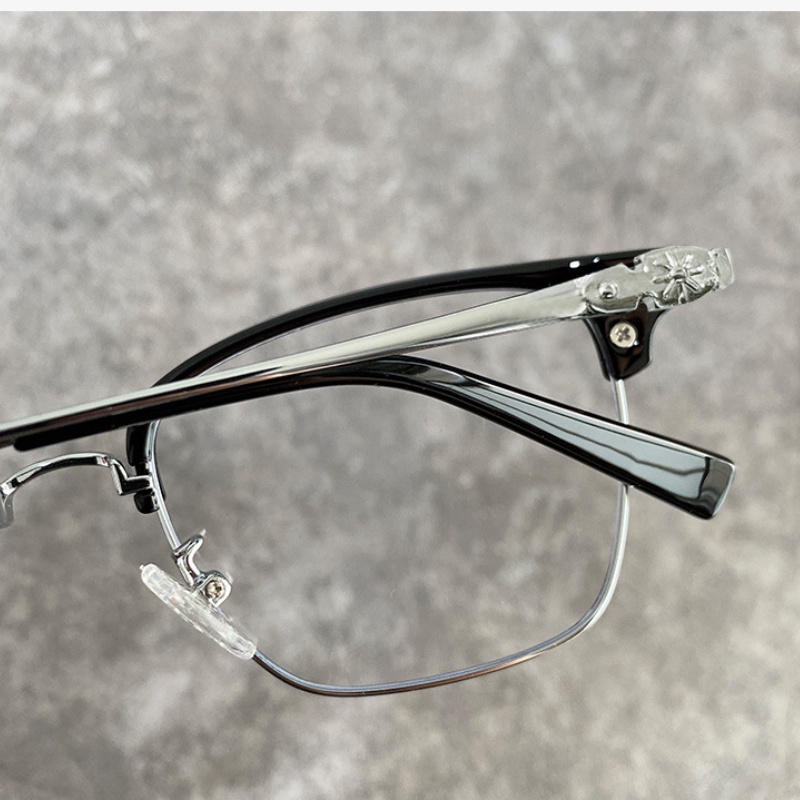 Bisnis Kacamata Anti Radiasi Untuk Wanita Pria Logam Half Frame Kacamata Optik