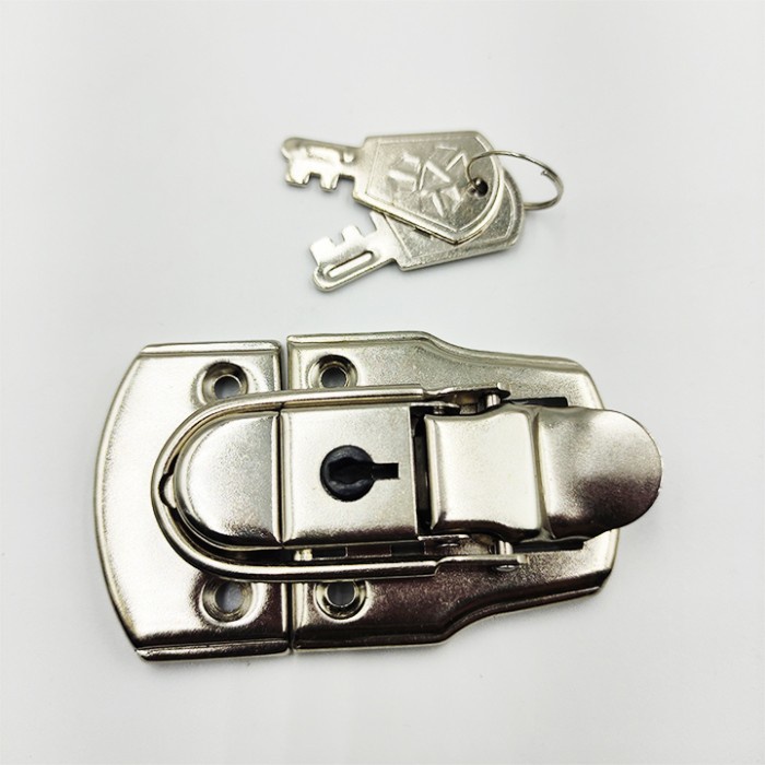 Kunci pengait koper overval hardcase gembok koper 7.2x4.5cm