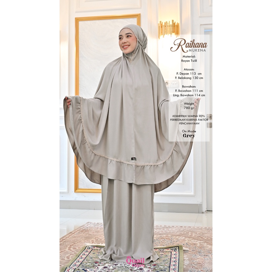 MUKENA RAIHANA Quail Hijab