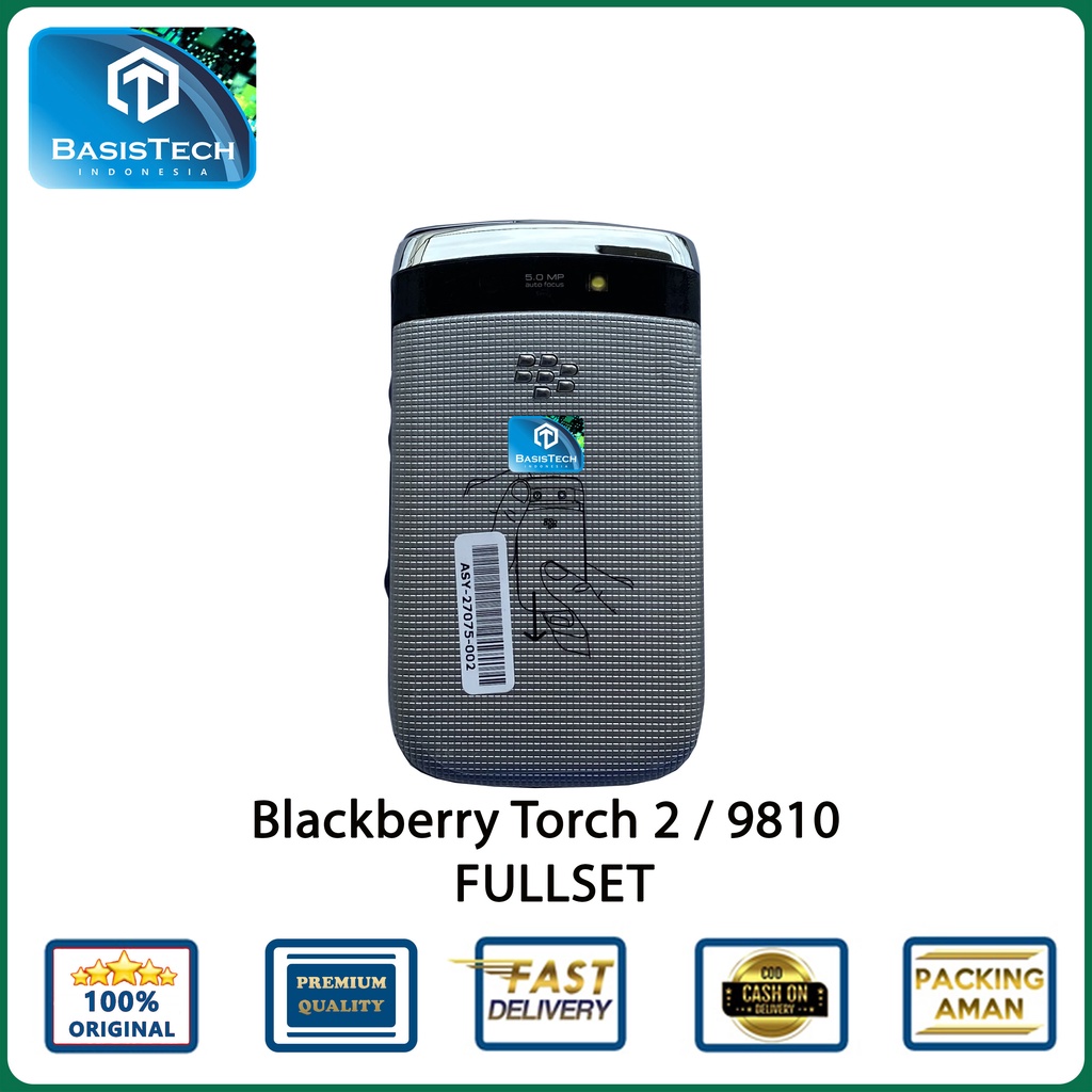 HOUSING CASING BLACKBERRY BB TORCH 2 9810 FULLSET ORIGINAL QUALITY