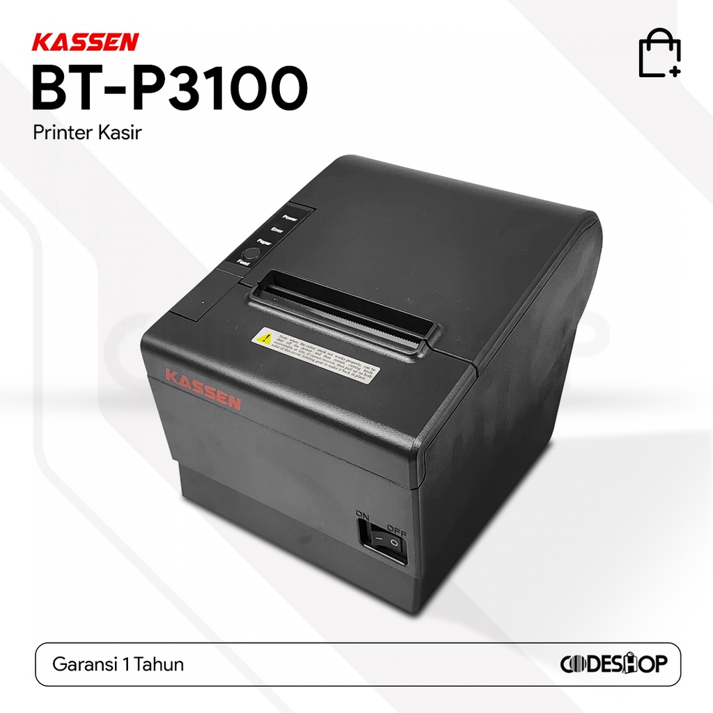 Printer Thermal Bluetooth Kassen BTP-3100 Auto Cutter Struk Kasir