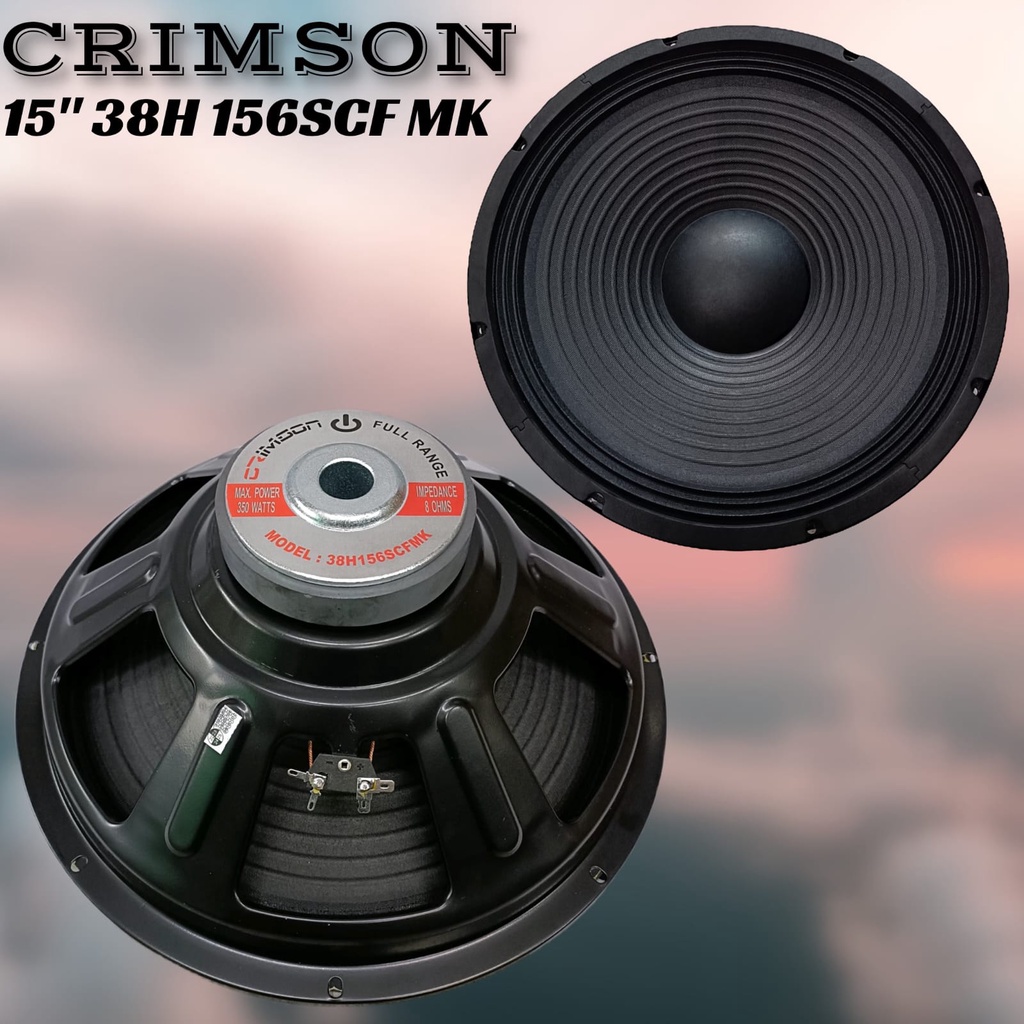 KOMPONEN SPEAKER CRIMSON 38H 156SCF MK SPEAKER 15INCH 38H156SCF MK