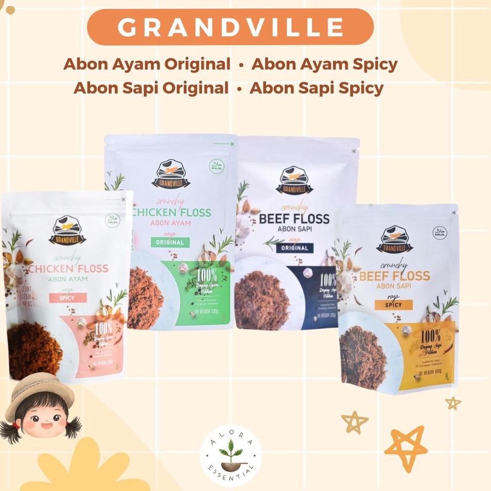 

☋ Grandville Abon Sapi Ayam Crunchy – Abon Anak Non MSG Halal MPASI ➩