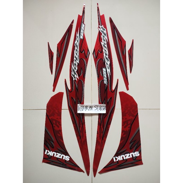striping stiker Hayate 2010 2011 merah