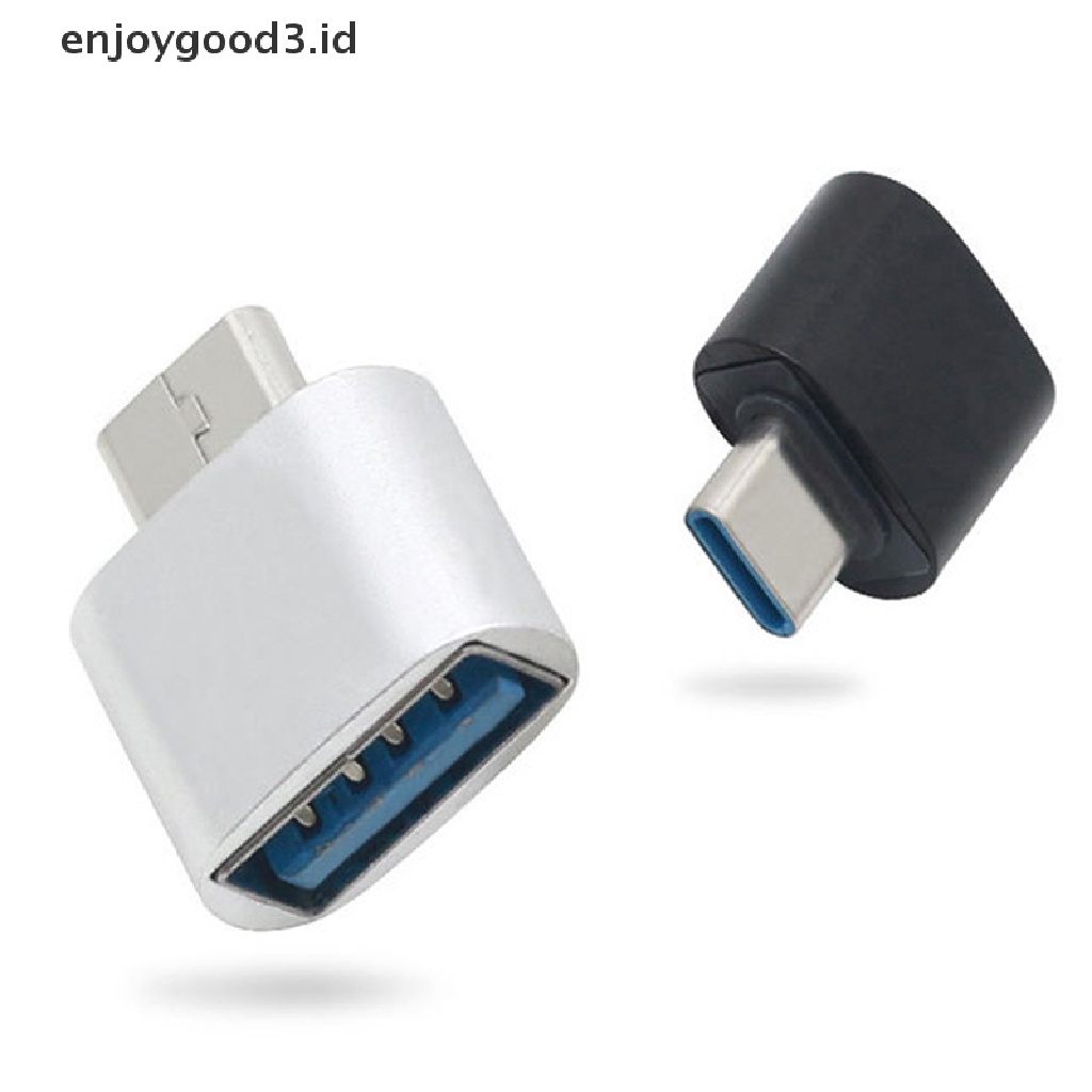 [Rready Stock] Adaptor Tipe-c Handphone U disk card reader usb2.0 Ke Tipe-c3.1 transfer data (ID)