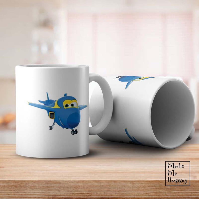 Mug Gelas Super Wings Jerome Biru V2