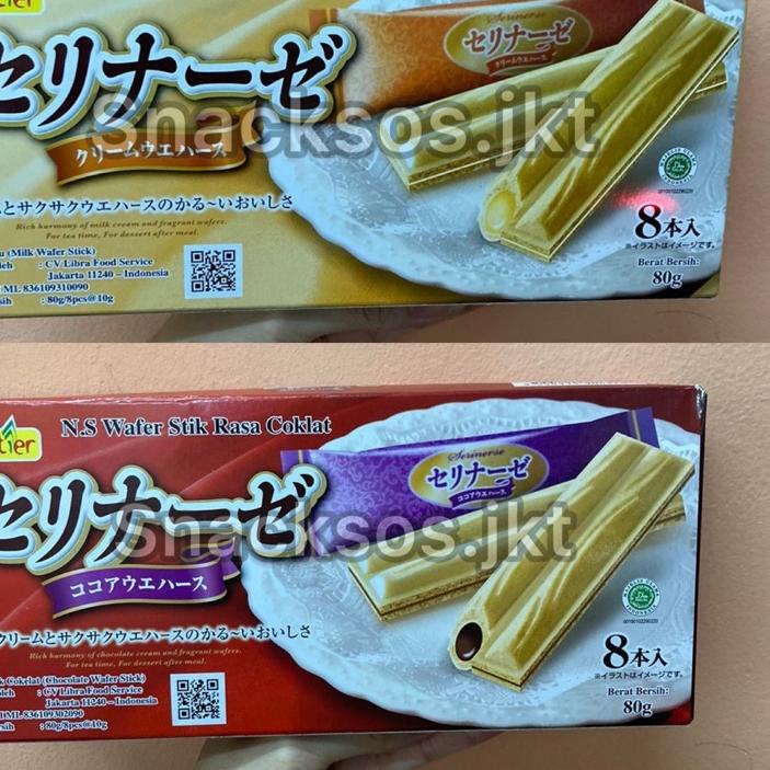 

Ready Stock NS CHOCOLATE WAFER STICK / MILK WAFER STICK JAPAN 04J,,,