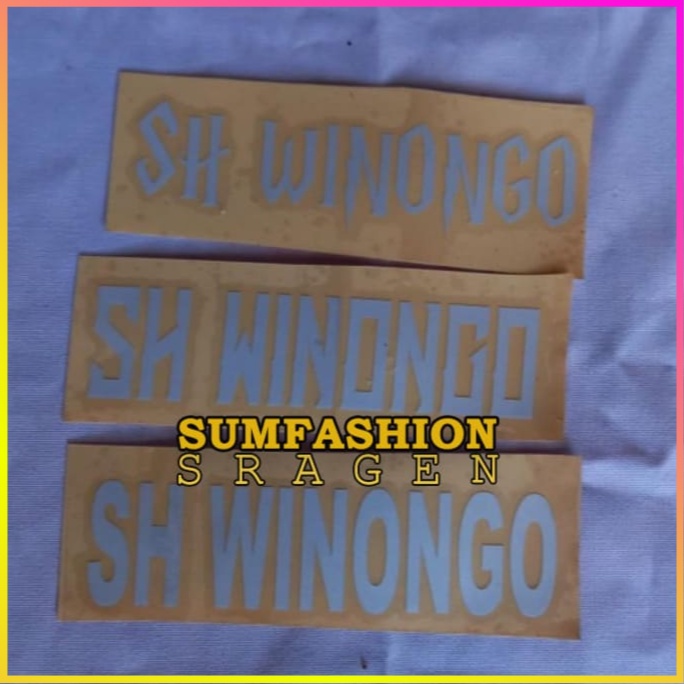 [COD] stiker timbul pshw/SH winongo/pencak silat PSHW