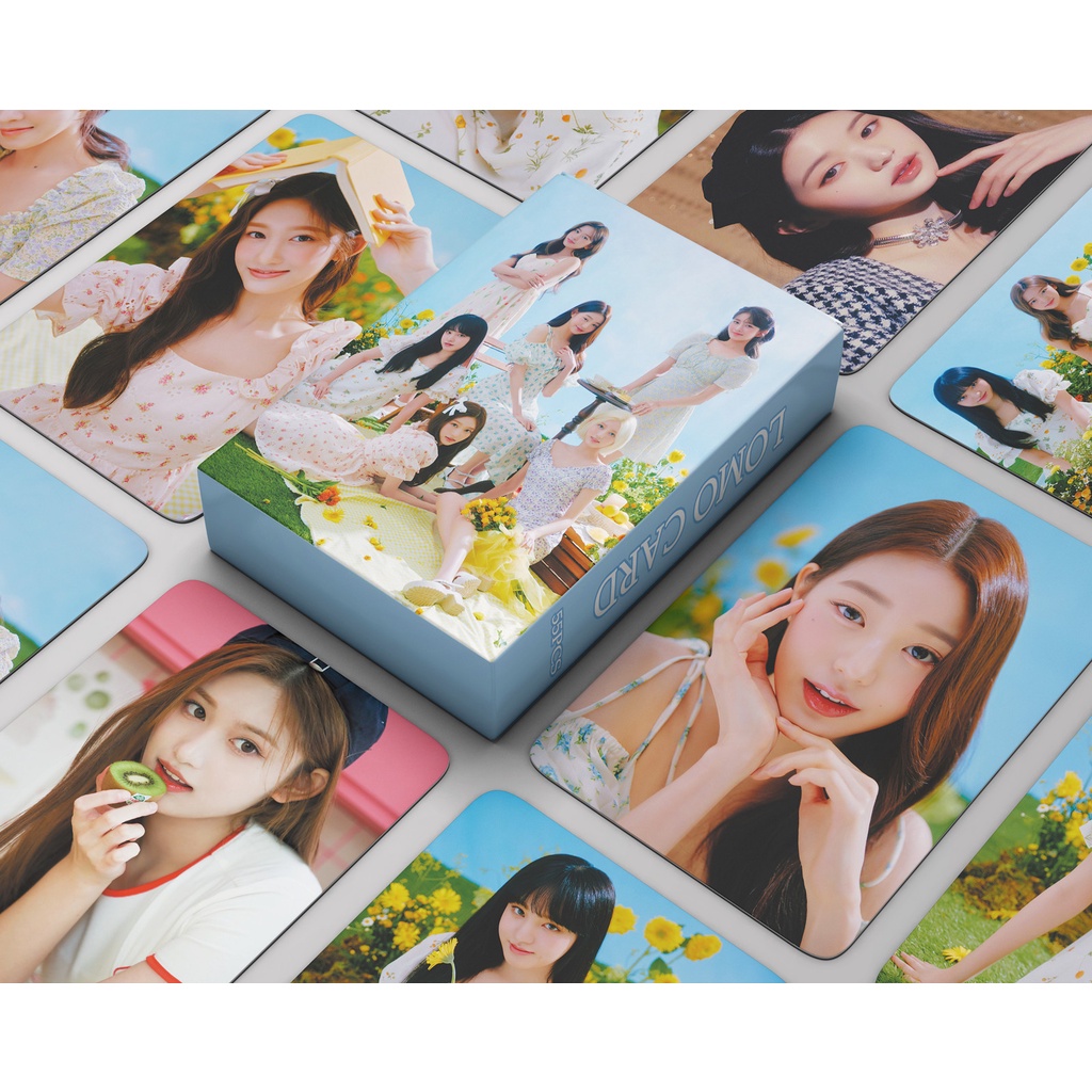 55pcs / box IVE Album GARDEN Photocards Rei Yujin Liz Wonyoung Gaeul Leeseo Lomo Cards Kpop Postcards
