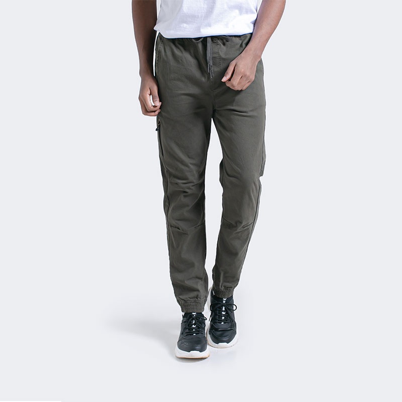 3Second Original Celana Jogger Panjang Cotton Katun Long Pants Stretch Pria 051022